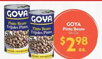 La Chiquita Food Market GOYA Pinto Beans offer