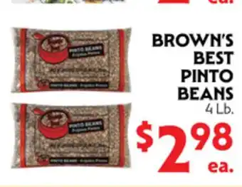 La Chiquita Food Market BROWN'S BEST PINTO BEANS offer