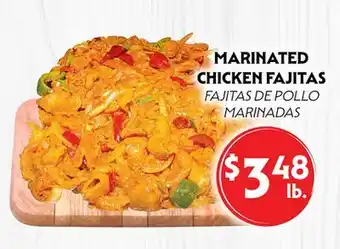 La Chiquita Food Market MARINATED CHICKEN FAJITAS offer
