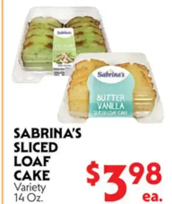La Chiquita Food Market SABRINA'S SLICED LOAF CAKE offer