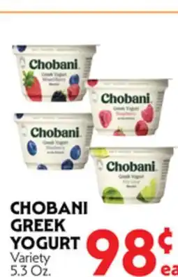 La Chiquita Food Market CHOBANI GREEK YOGURT offer