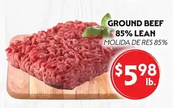 La Chiquita Food Market GROUND BEEF 85% LEAN offer