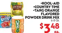 La Chiquita Food Market •KOOL-AID •COUNTRY TIME •TANG ORANGE FLAVORED POWDER DRINK MIX offer