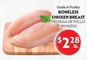 La Chiquita Food Market Grade A Poultry BONELESS CHICKEN BREAST offer