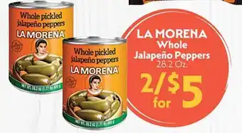 La Chiquita Food Market LA MORENA Whole Jalapeño Peppers offer