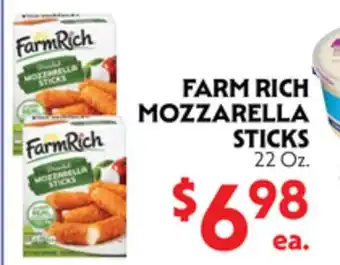 La Chiquita Food Market FARM RICH MOZZARELLA STICKS offer