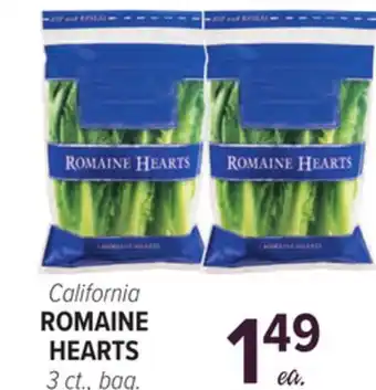 Cermak Fresh Market California ROMAINE HEARTS offer