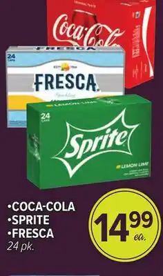 Cermak Fresh Market •COCA-COLA •SPRITE •FRESCA offer