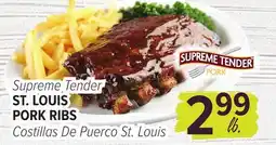 Cermak Fresh Market Supreme Tender ST. LOUIS PORK RIBS offer