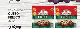 Cermak Fresh Market V&V Supremo QUESO FRESCO offer