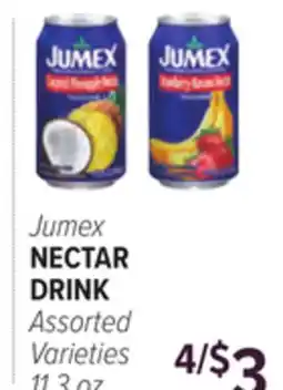 Cermak Fresh Market Jumex NECTAR DRINK offer