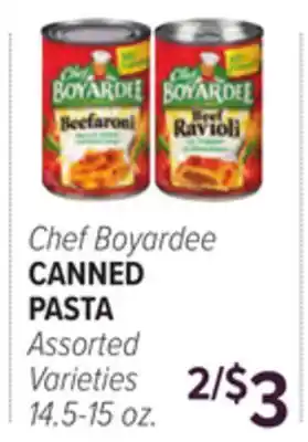 Cermak Fresh Market Chef Boyardee CANNED PASTA offer