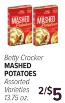 Cermak Fresh Market Betty Crocker MASHED POTatoes offer