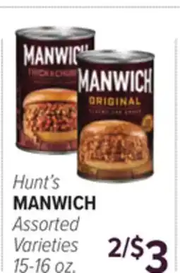 Cermak Fresh Market Hunt's MANWICH offer