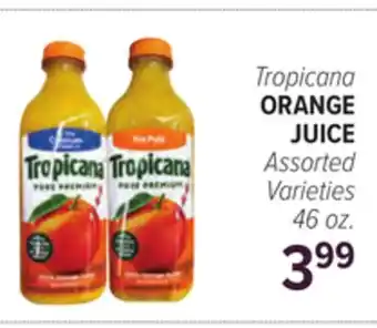 Cermak Fresh Market Tropicana ORANGE JUICE offer
