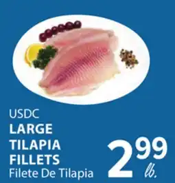 Cermak Fresh Market USDC LARGE TILAPIA FILLETS offer