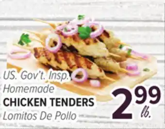 Cermak Fresh Market U.S. Gov't Insp. Homemade CHICKEN TENDERS offer