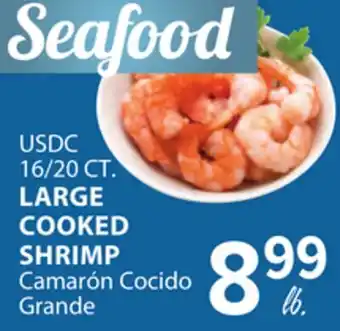 Cermak Fresh Market USDC 16/20 CT. LARGE COOKED SHRIMP offer