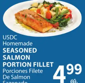 Cermak Fresh Market USDC Homemade SEASONED SALMON PORTION FILLET offer