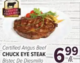 Cermak Fresh Market Certified Angus Beef CHUCK EYE STEAK offer