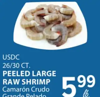 Cermak Fresh Market USDC 26/30 CT. PEELED LARGE RAW SHRIMP offer
