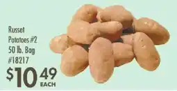 Smart & Final Russet Potatoes offer