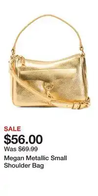 TJ Maxx Megan Metallic Small Shoulder Bag offer