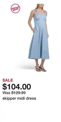 TJ Maxx skipper midi dress offer