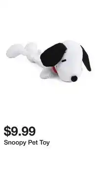 TJ Maxx Snoopy Pet Toy offer
