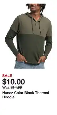 TJ Maxx Nunez Color Block Thermal Hoodie offer