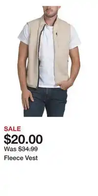 TJ Maxx Fleece Vest offer