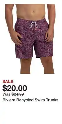 TJ Maxx Riviera Recycled Swim Trunks offer
