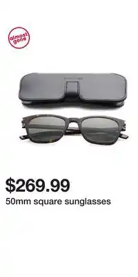 TJ Maxx 50mm square sunglasses offer