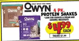 Ollie's OWYN 4 PK. PROTEIN offer