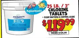 Ollie's 25 LB./3 CHLORINE TABLETS offer