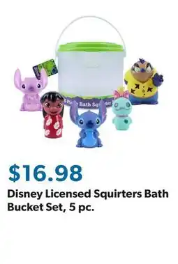 Sam's Club Disney Licensed Squirters Bath Bucket Set, 5 pc offer