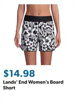 Sam's Club Lands' End Women's Board Short offer