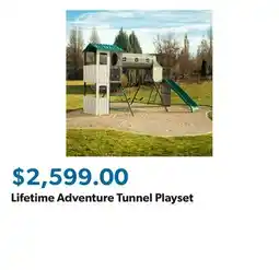 Sam's Club Lifetime Adventure Tunnel Playset offer