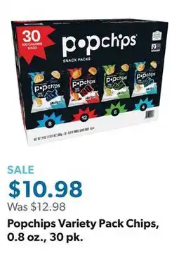 Sam's Club Popchips Variety Pack Chips, 0.8 oz., 30 pk offer