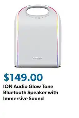 Sam's Club ION Audio Glow Tone Bluetooth Speaker with Immersive Sound offer