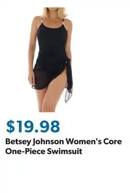 Sam's Club Betsey Johnson Women's Core One-Piece Swimsuit offer