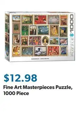 Sam's Club Fine Art Masterpieces Puzzle, 1000 Piece offer