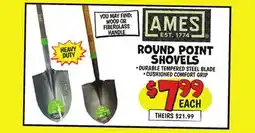 Ollie's ROUND POINT SHOVELS offer