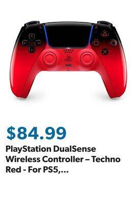 PlayStation DualSense Wireless Controller – Techno Red - For PS5, PC ...