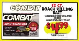 Ollie's COMBAT 12 CT. ROACH KILLING BAIT offer