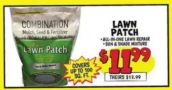 Ollie's LAWN PATCH offer