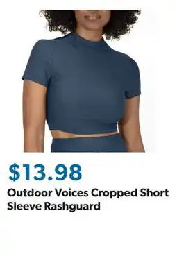 Sam's Club Outdoor Voices Cropped Short Sleeve Rashguard offer