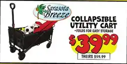 Ollie's COLLAPSIBLE UTILITY CART offer