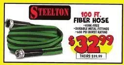 Ollie's STEELTON 100 FT. FIBER HOSE offer