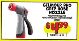 Ollie's GILMOUR PRO GRIP HOSE NOZZLE offer